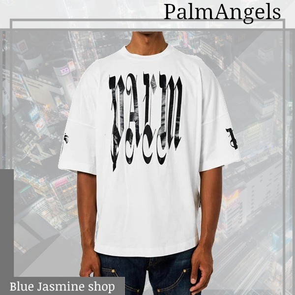 【関税無・国内発】 Palm Angels / Gothic Logo T-Shirt