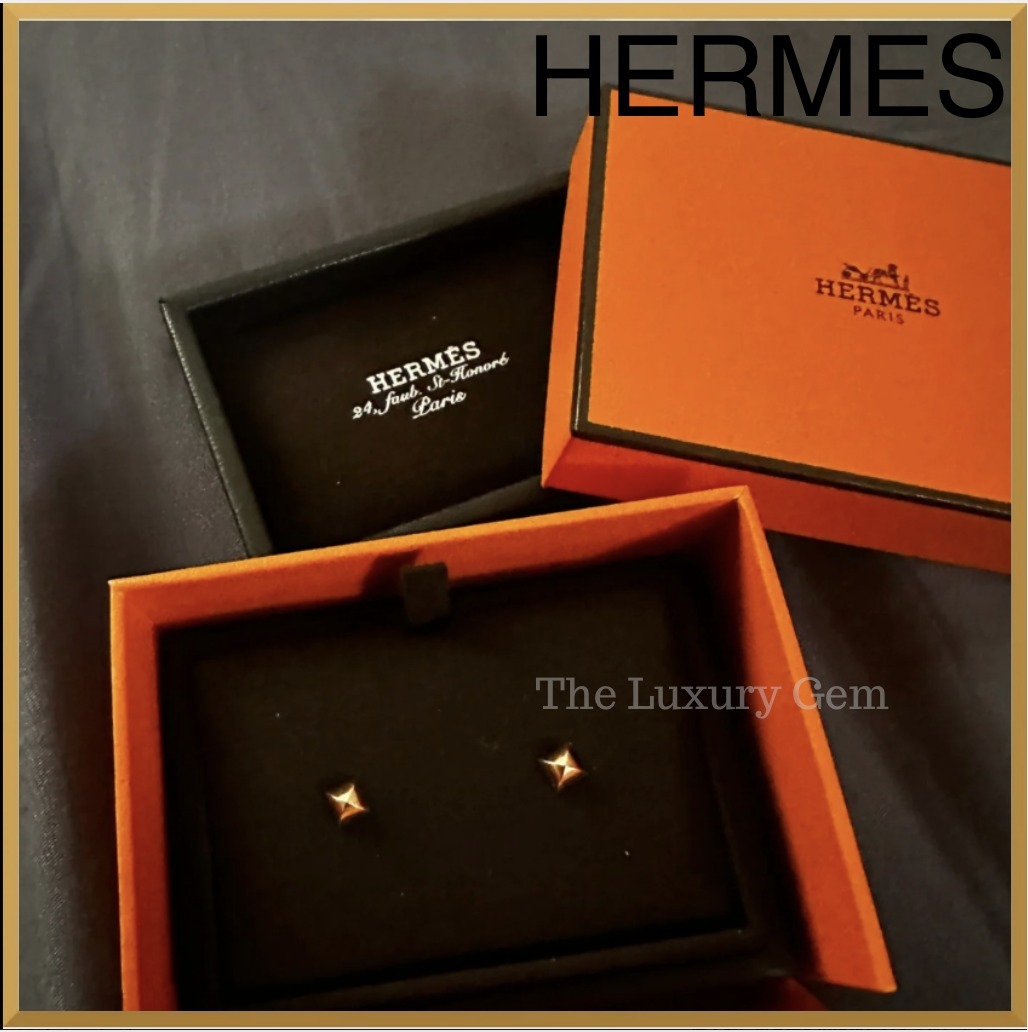 人気【HERMES】エルメス クルドゥアッシュ イヤリング