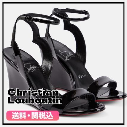★CHRISTIAN LOUBOUTIN★パテントレザーサンダル