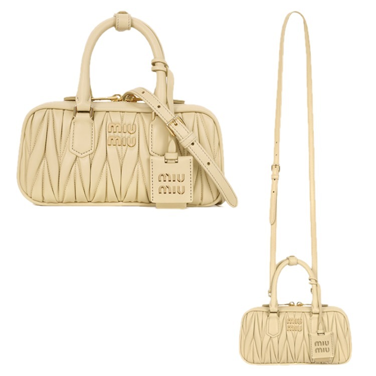 miumiu☆25SS Arcadie アルカディ 2WAY トート ミニ バッグ