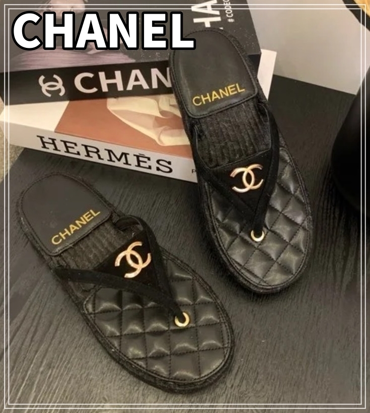 【夏に大活躍！】CHANEL ココビーチサンダル