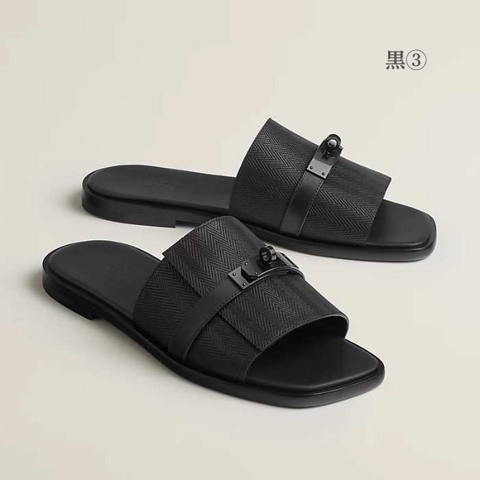 男らしさとエレガンス【HERMES】サンダル 《ガブリエル》