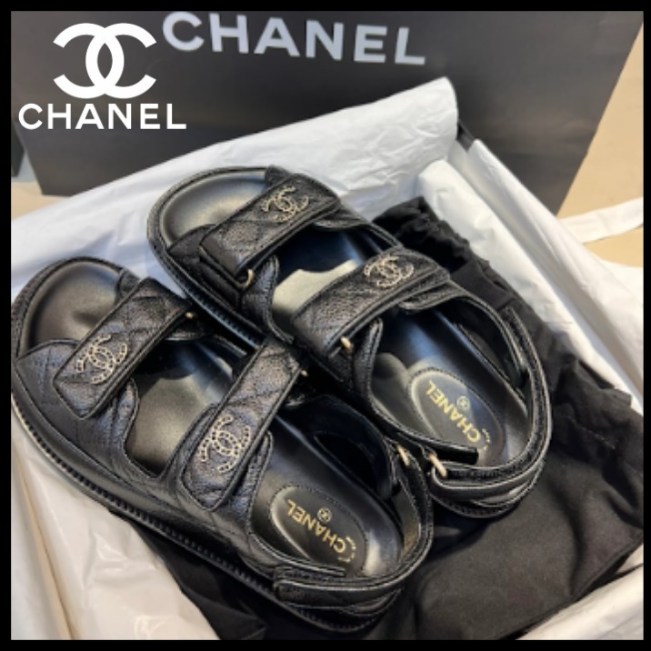 【可愛い♡CCロゴオシャレ】CHANEL フットベットサンダル