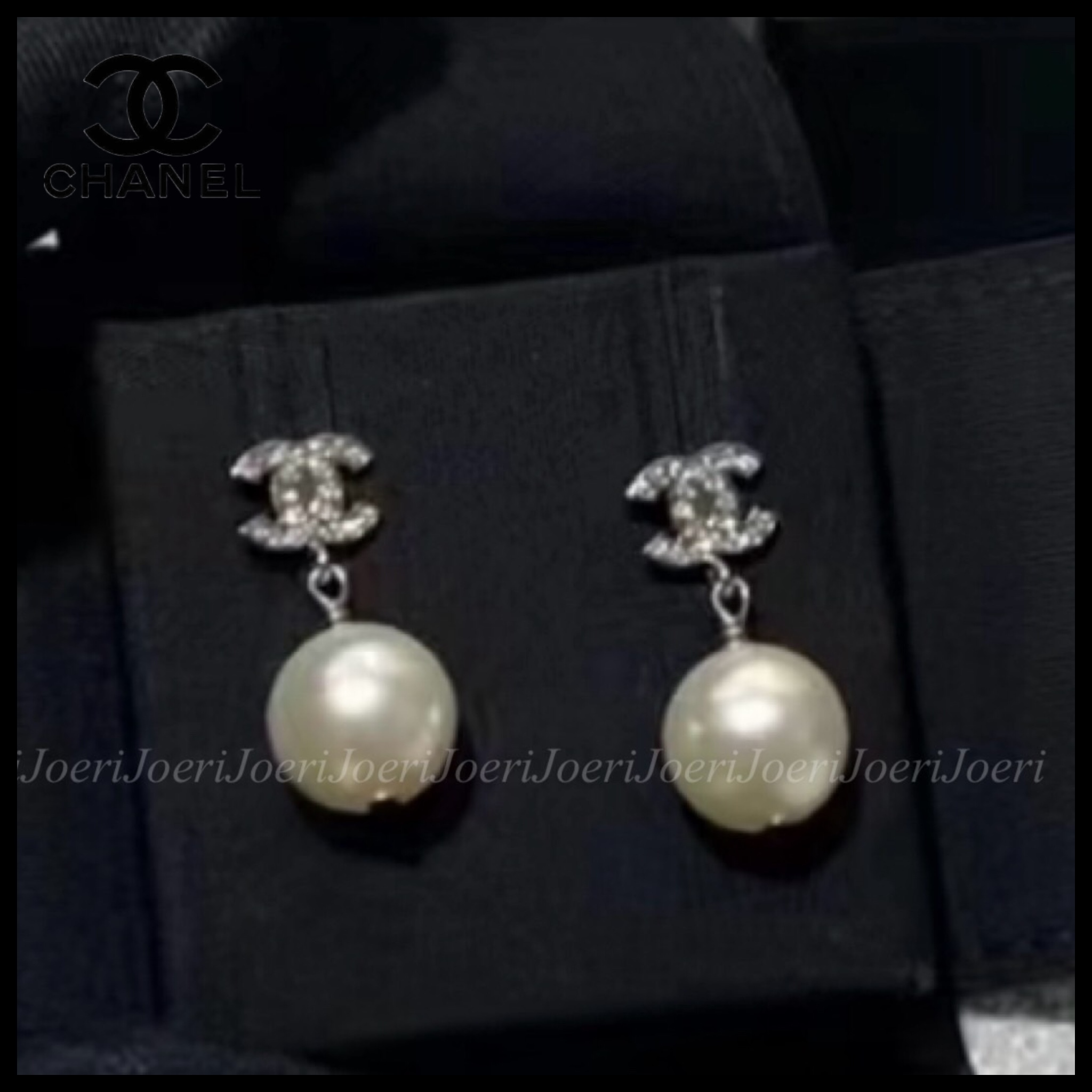 【上品で大人っぽい♪】CHANEL パールピアス