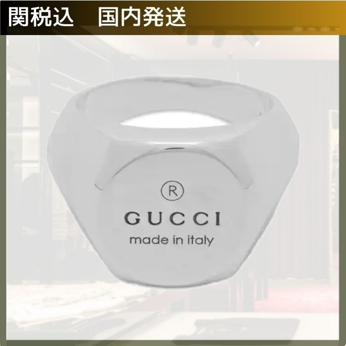 GUCCI/グッチ トレードマーク シュヴァリエ リング ラージ
