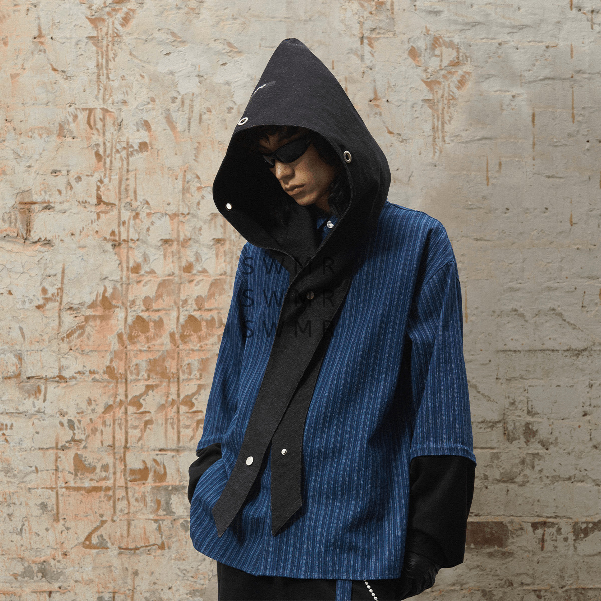 関送込 RELABEL Shadow Masked Hood
