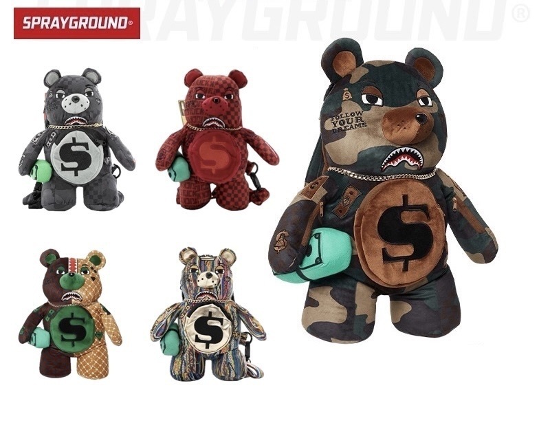 早い者勝ち!!【SPRAYGROUND】★ぬいぐるみ★リュック★海外限定