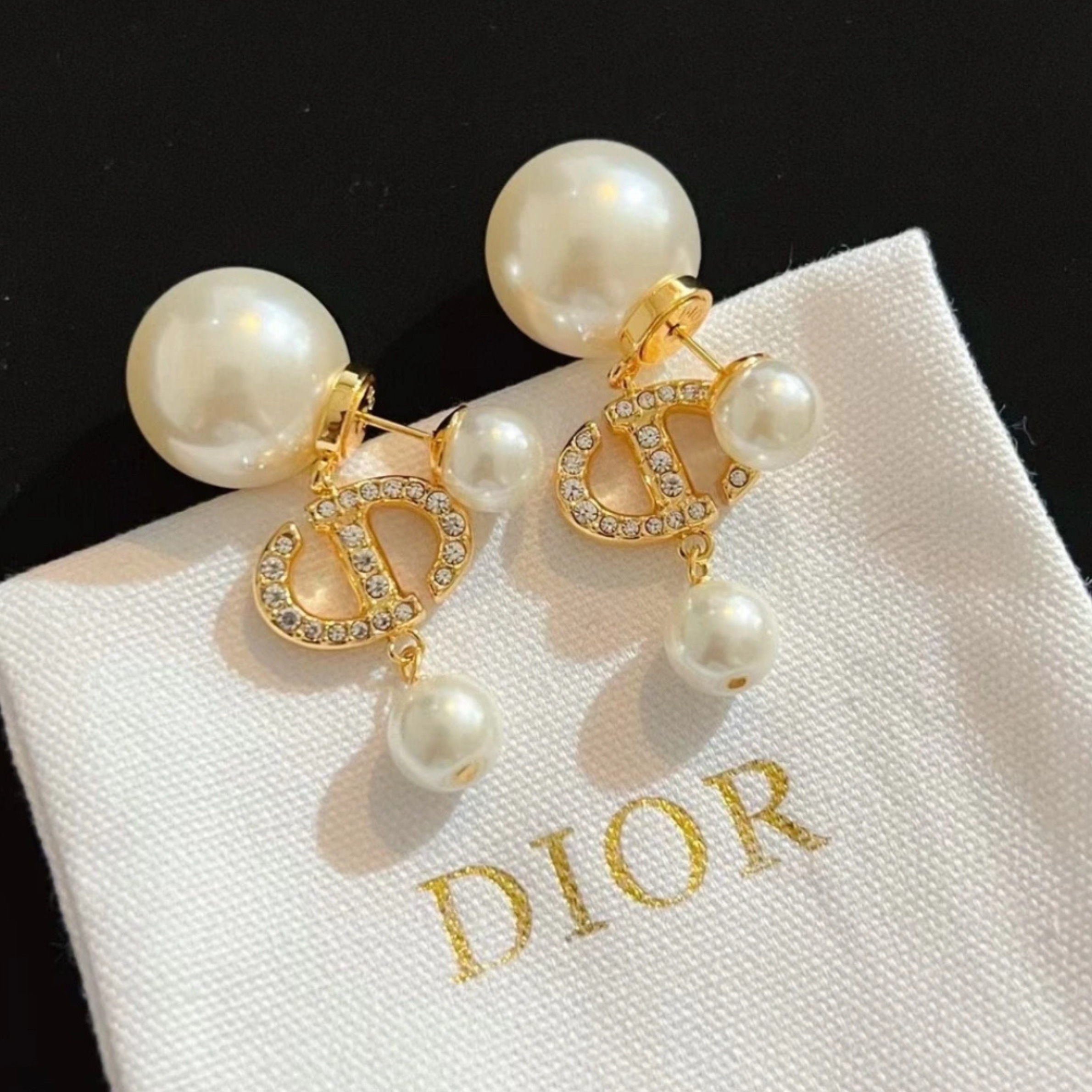 国内発送【パールが可愛い♡】DIOR Tribales ピアス