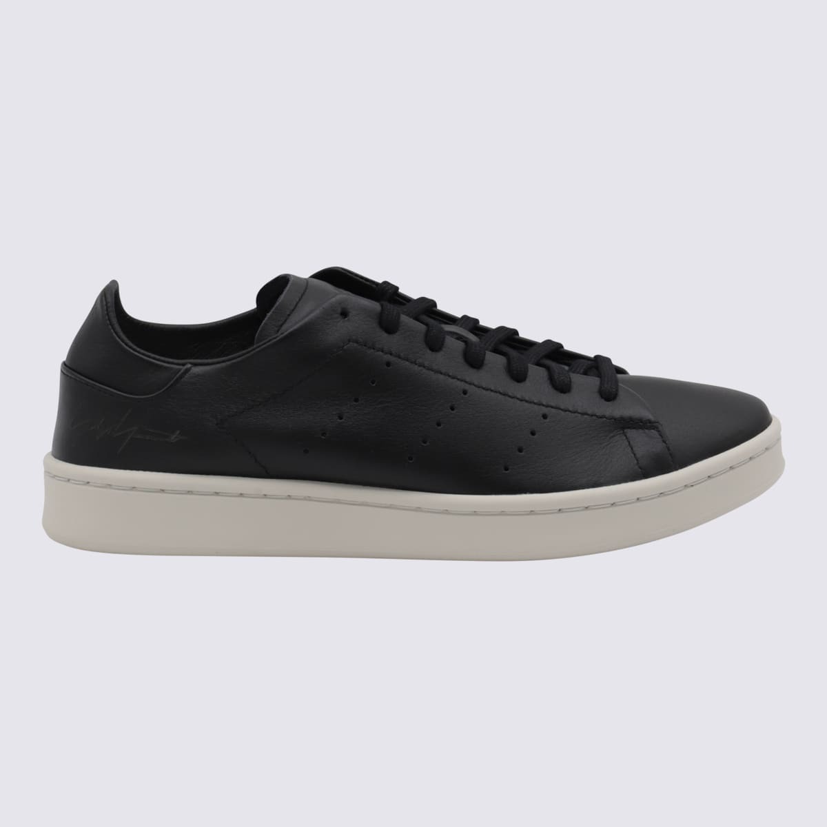 【送料&関税込】Y-3 Black Leather Sneakers - Unisex