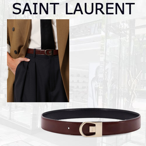 SAINT LAURENT サンローラン レディース リバーシブル ベルト