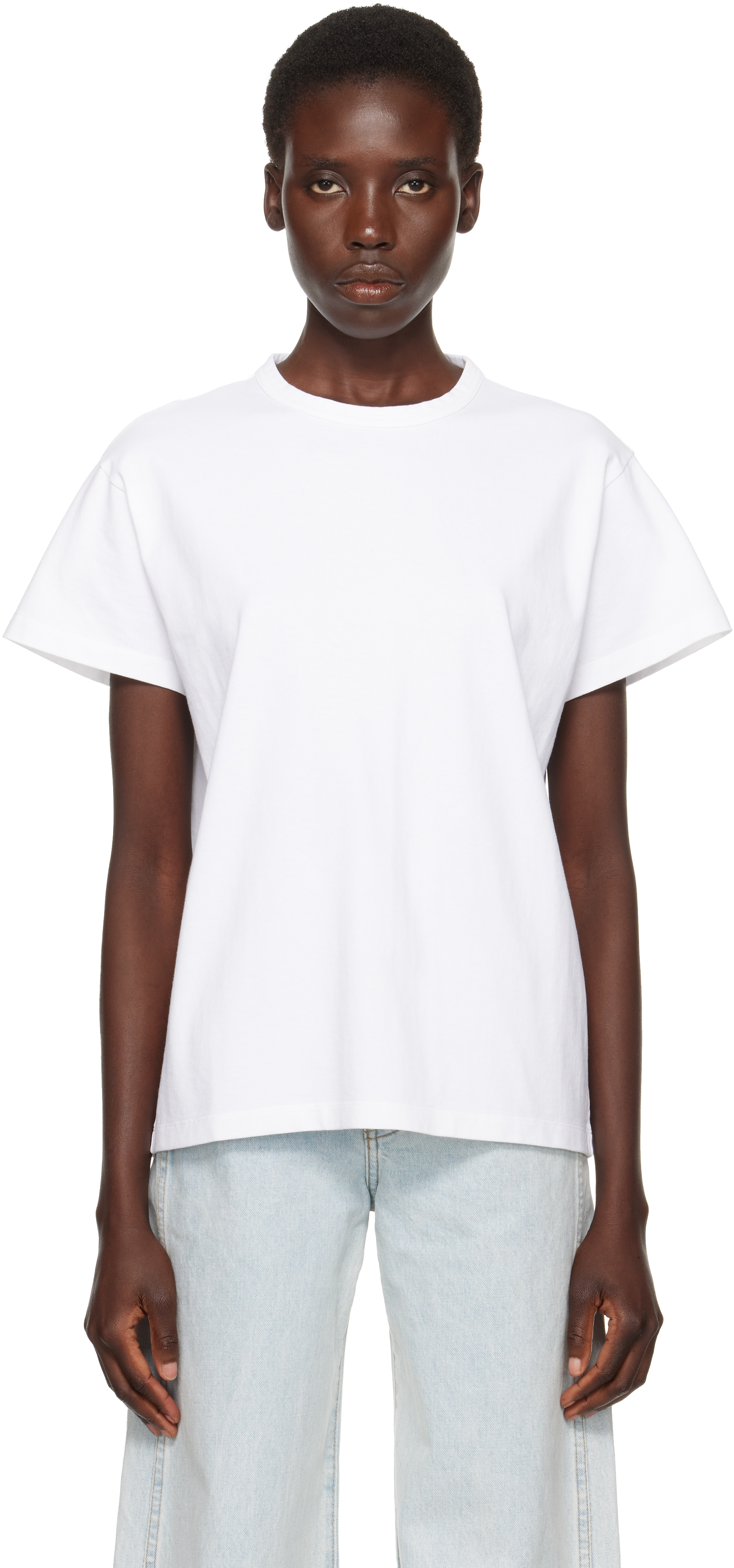 【関税込み】KHAITE ホワイト Maeve Tシャツ