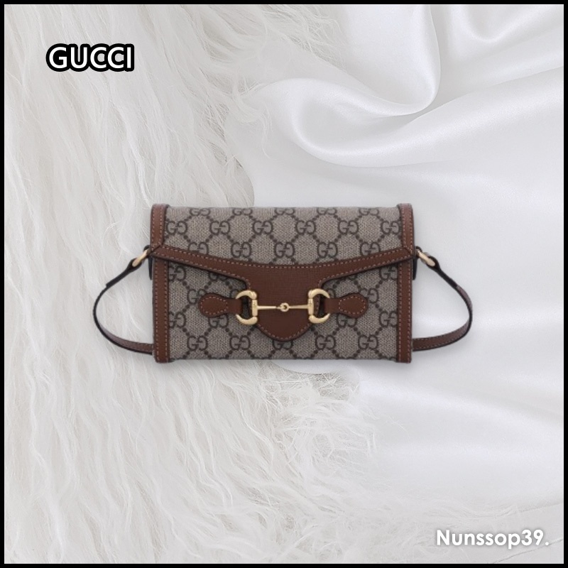 《GUCCI》 ミニ グッチ ホールズビット 1955 クロスバッグ