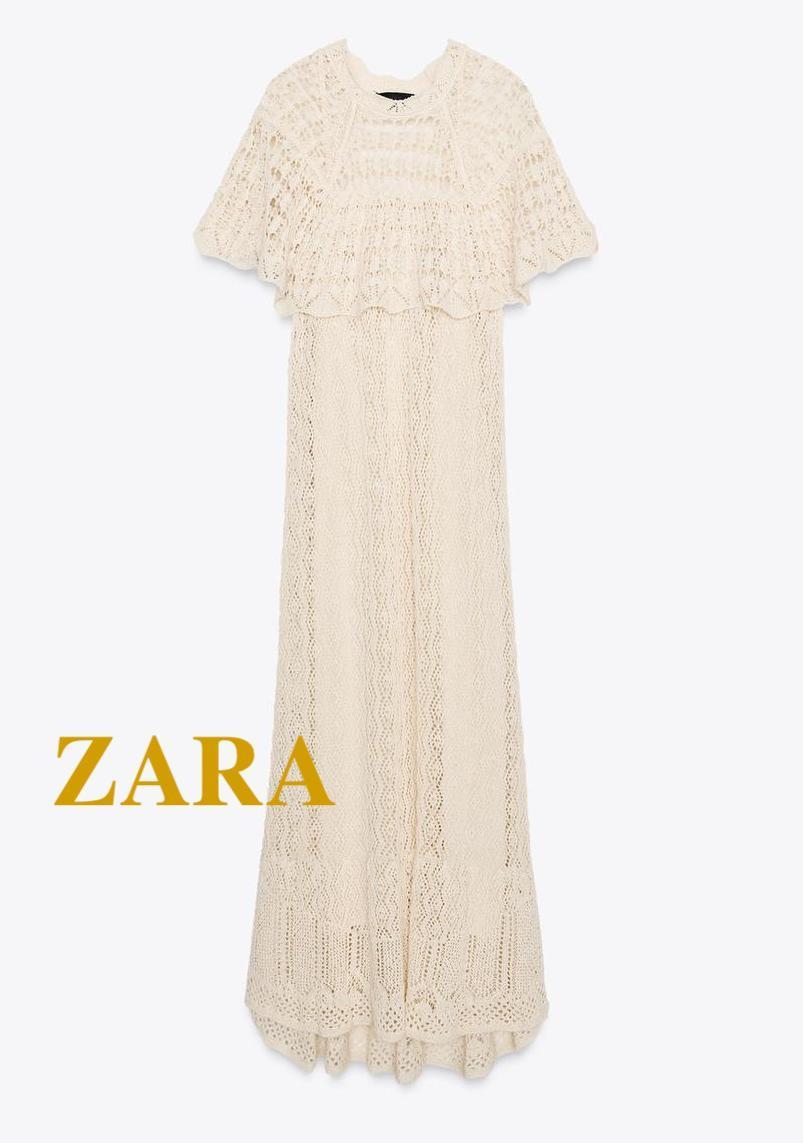 ☆ドイツ発*ZARA*新作*POINTELLEクロップトップマキシワンピ☆