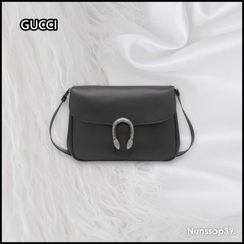 《GUCCI》 ディオニソス レザー フラップ クロスバッグ