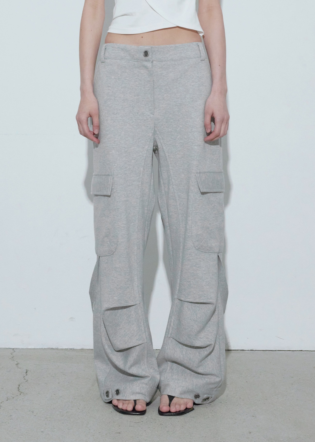【BOHEMIAN SEOUL】\"25SS\" STRAP CARGO SWEATPANTS [正規品]