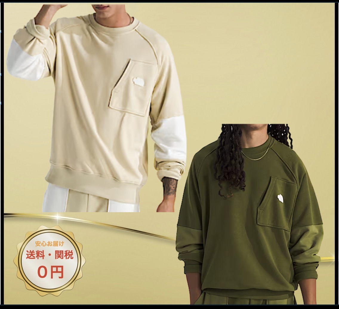 関税込み♪【The North Face】Relaxed ロゴ ★クルー スウェット