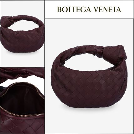 BOTTEGA VENETA】Jodie Mini Tote Bag Barolo (BOTTEGA VENETA