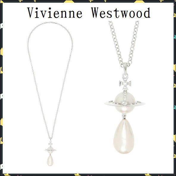 【国内送】Vivienne Westwood★ビッグORB・ロングネックレス