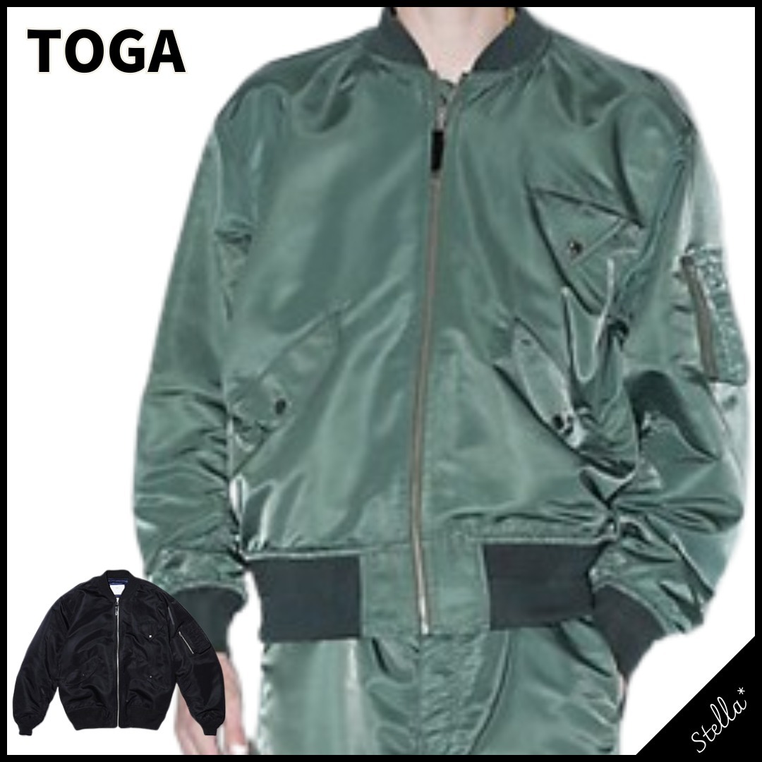 ■TOGA■大人気 ナイロンツイルブルゾン 2色 国内発送 すぐ届く