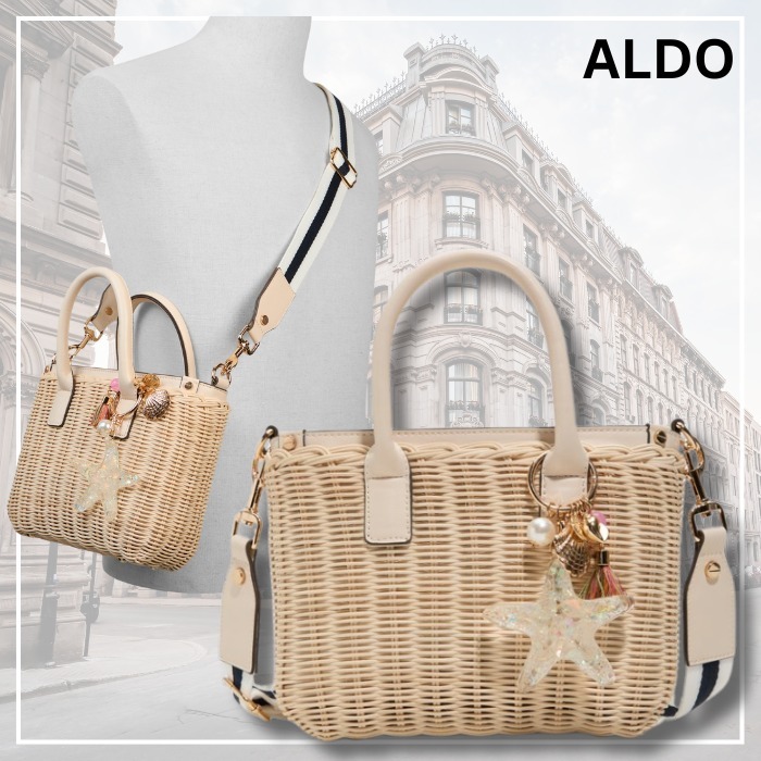 上品・実用性◎★ALDO★シースパークル サッチェルバッグ