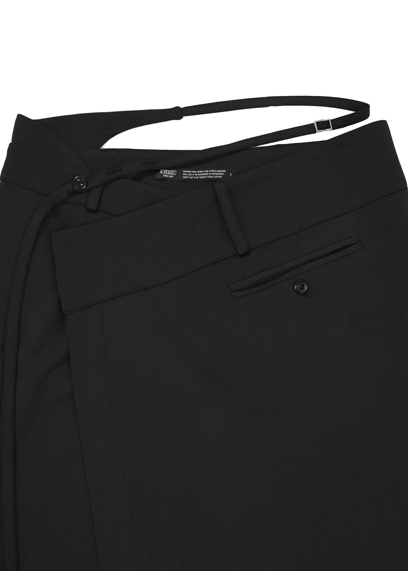 【BOHEMIAN SEOUL】\"25SS\" BELTED JERSEY SKIRT [正規品]