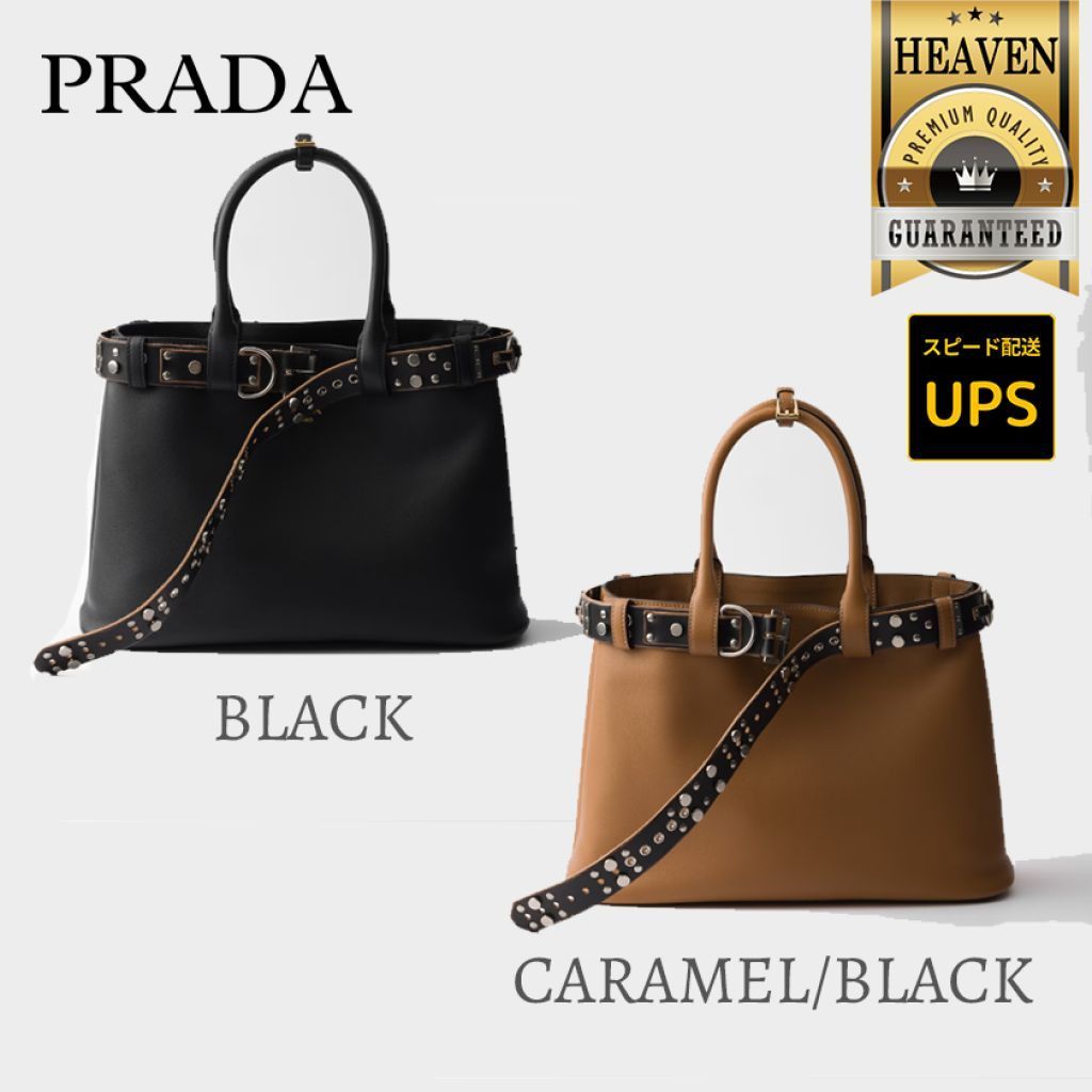 6万取引突破◆UPS速達便【PRADA】ベルト付きバッグ◆1BA416_2HIE