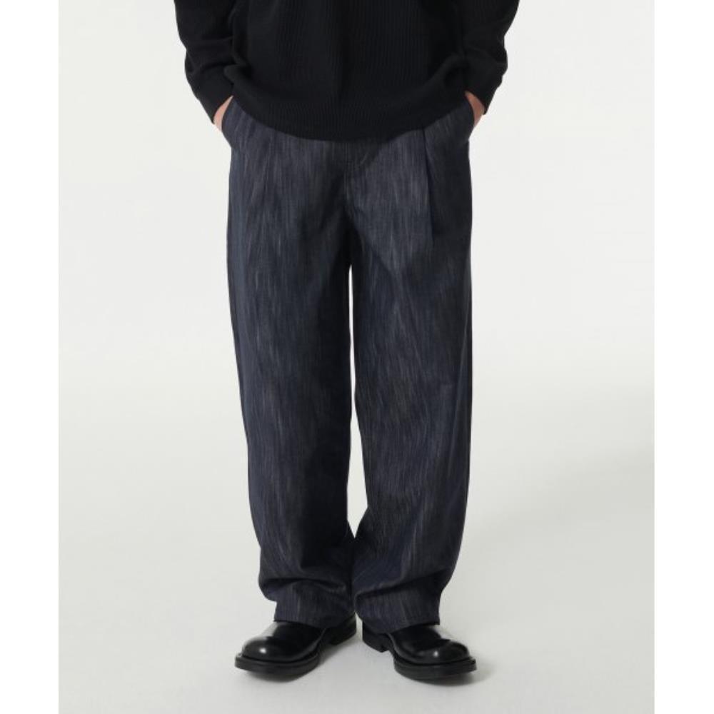 ★MUSINSA STANDARD★ Vertical Slub Semi Balloon Denim Pants