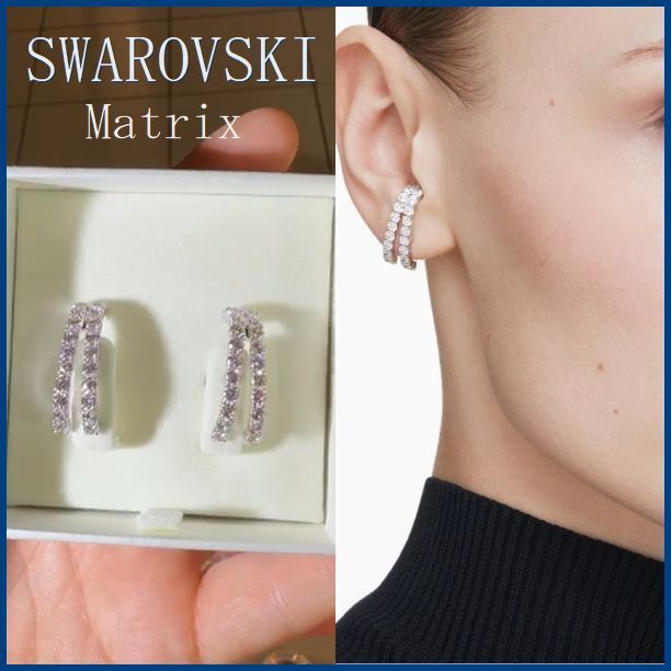 【SWAROVSKI】Matrix イヤーカフ 純正箱付き