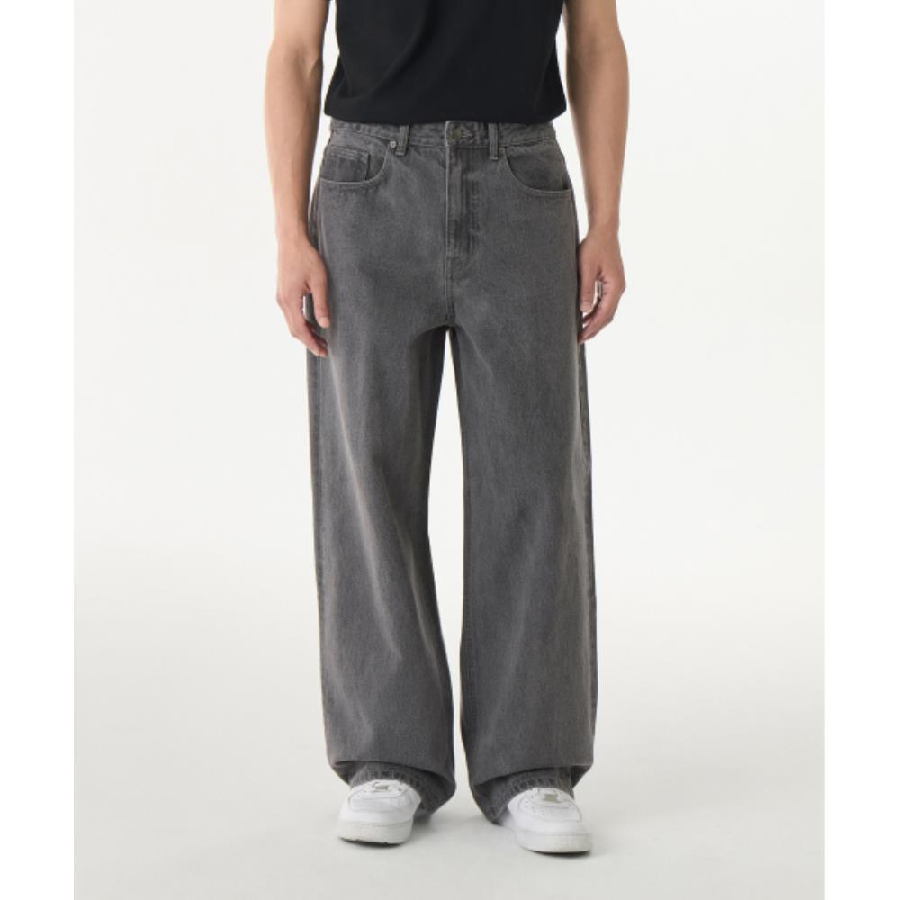 ★MUSINSA STANDARD★ Big wide denim pants gray MMDNP520-GR