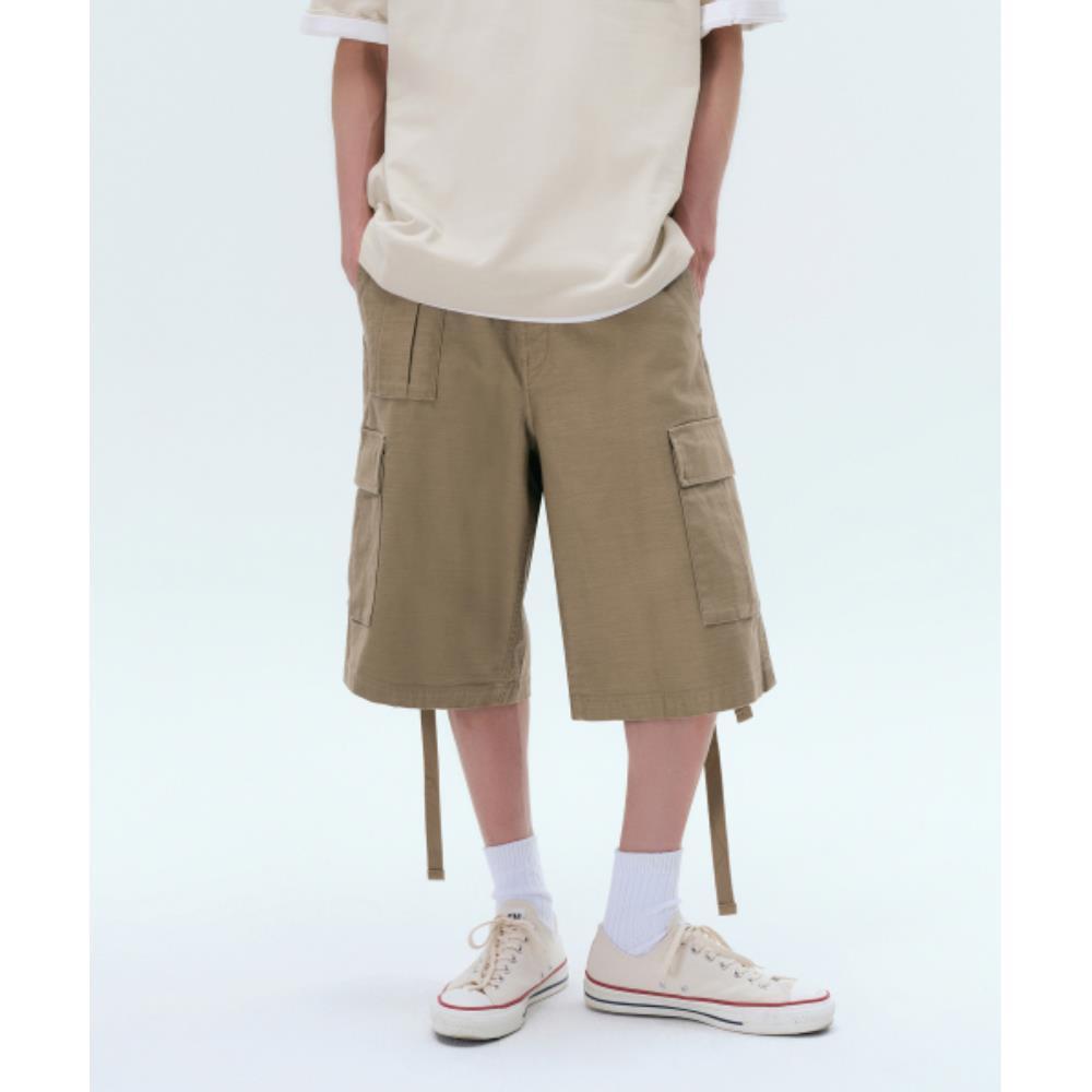 ★MUSINSA STANDARD★ British Army Cargo Bermuda Pants Sand B