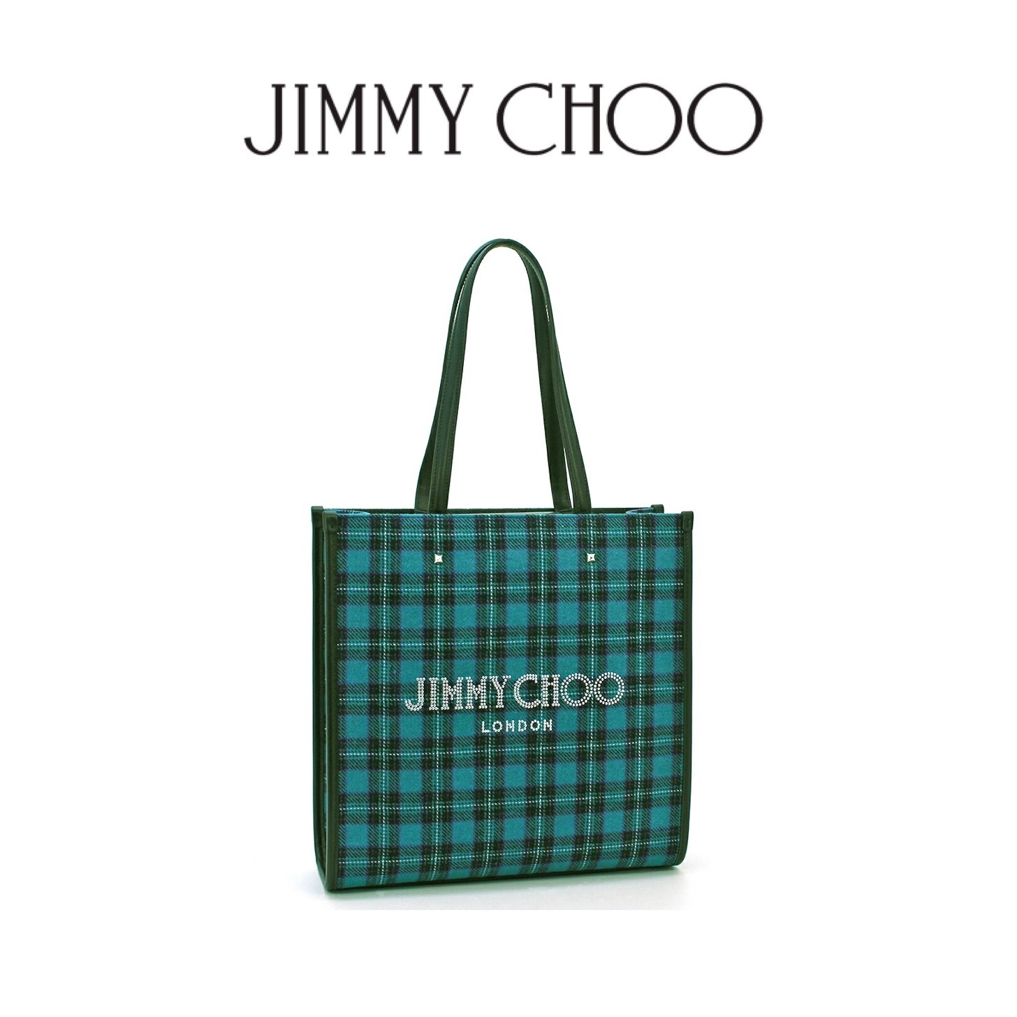 ★ JIMMY CHOO ★ タータンチェック トートバッグ