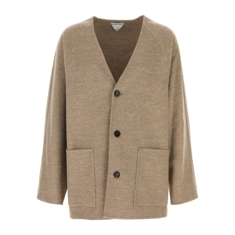 カーディガン BOTTEGA VENETA Dove grey wool blend cardigan