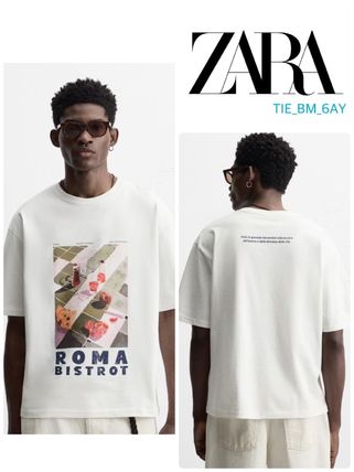 トップス ホワイト（白）系 ZARA(ザラ) Tシャツ・カットソー