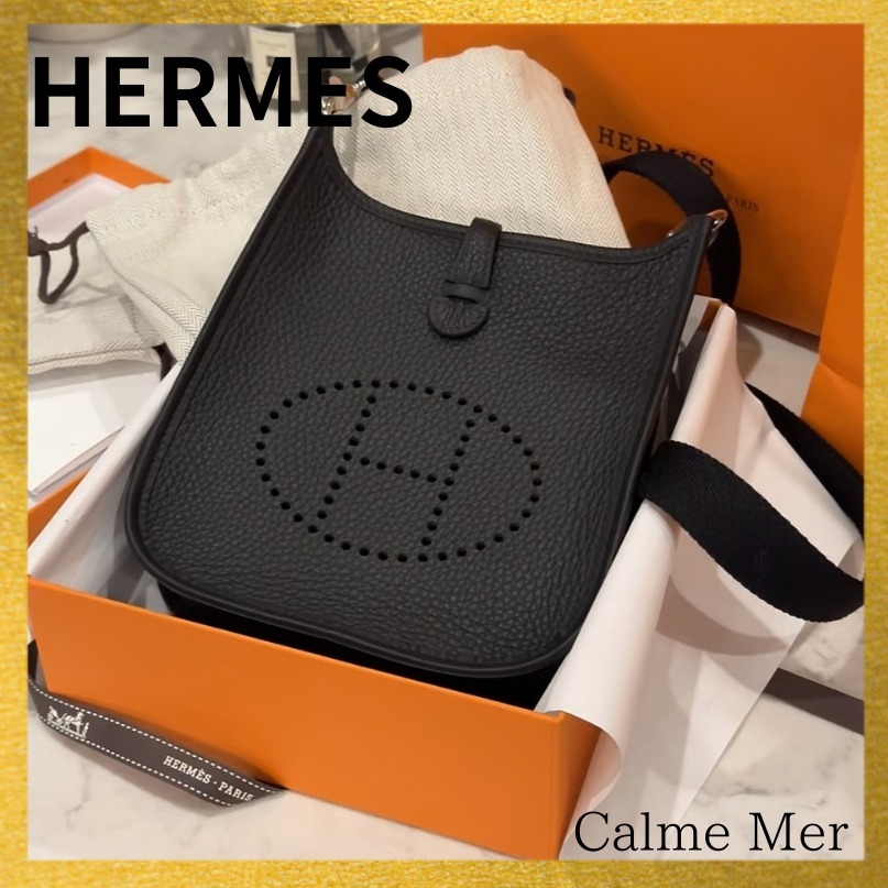 【HERMES】大人気商品！ ☆ ミニエヴリン TPM16シルバー ☆