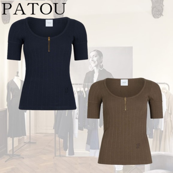 【PATOU】リブTシャツ