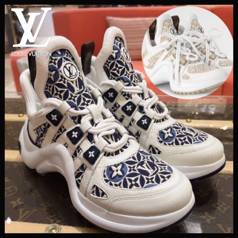 【魅力的なロゴ柄♪】Louis Vuitton スニーカー