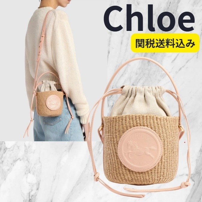 存在感抜群☆CHLOE Horse Medallion ペーパーバケットバッグ