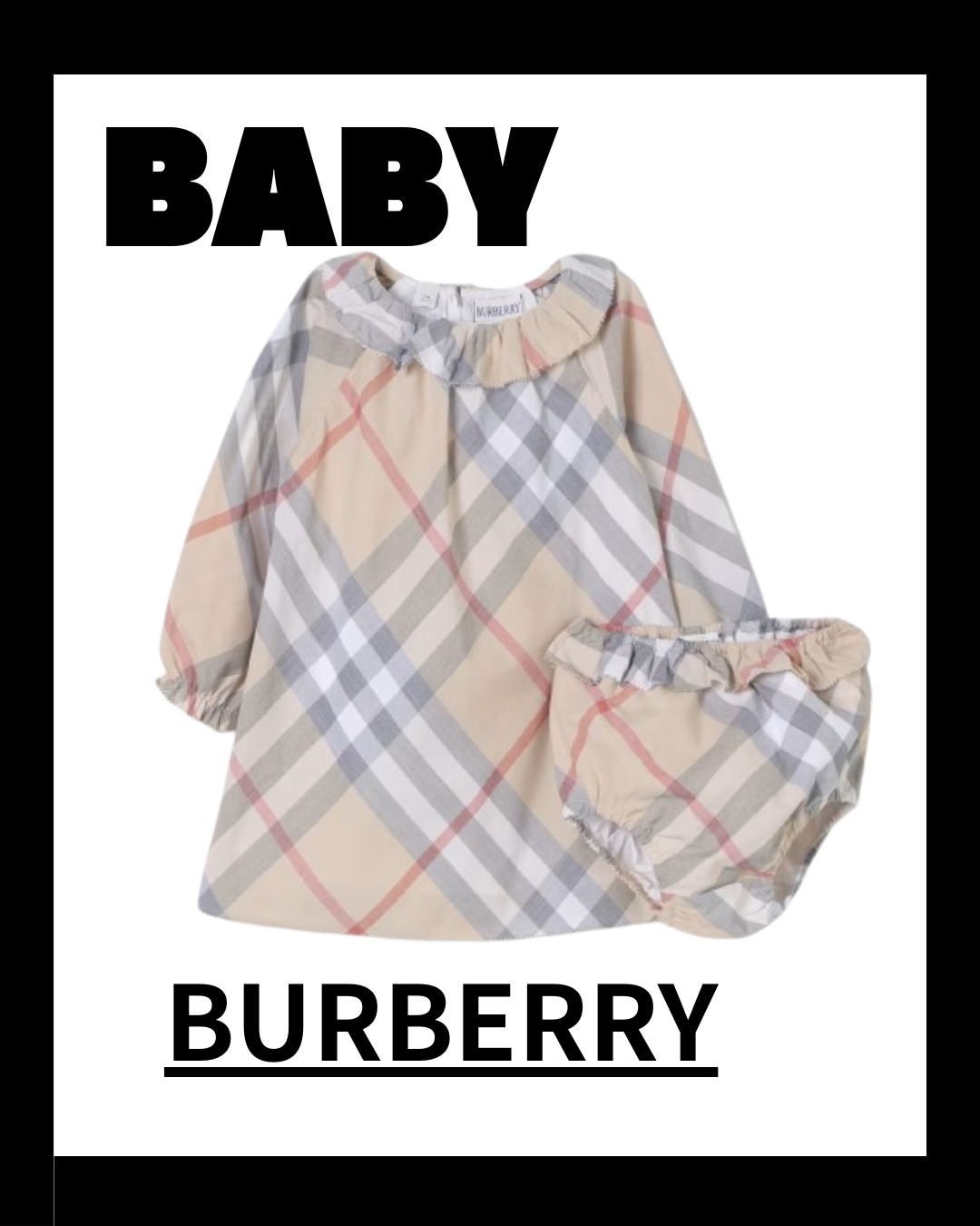 BURBERRY☆BABY ガール セットアップ