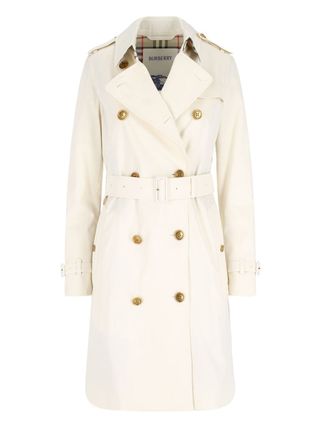 【Burberry】バーバリー コート ホワイト ホワイト（白）系 Burberry(バーバリー) コート(レディース