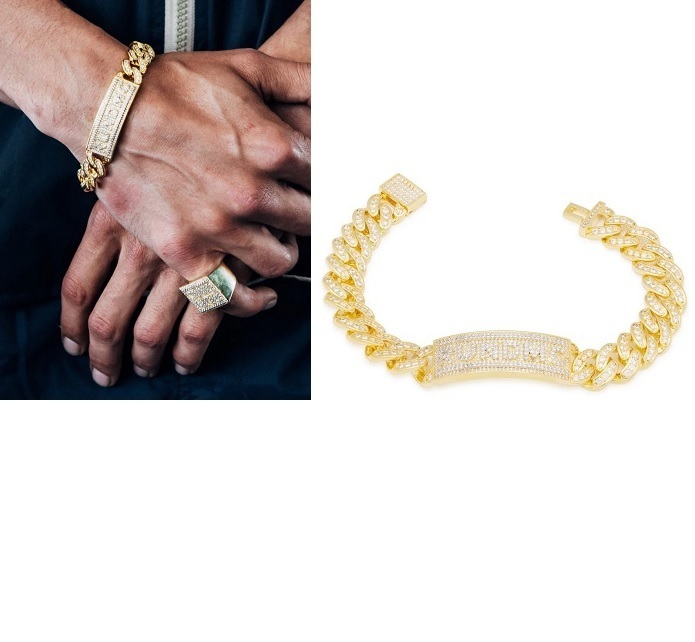 【King Ice】18mm Iced Miami Cuban Link ブレスレット