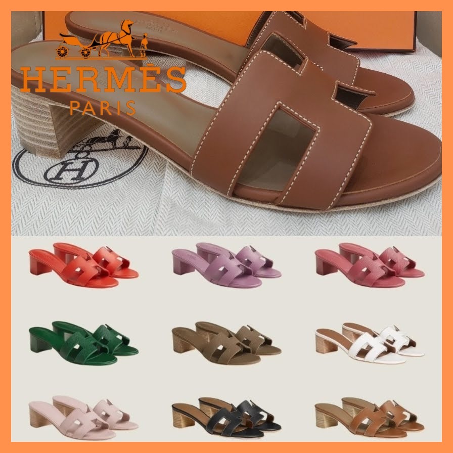 【足元を華やかに♡】HERMES サンダル オアジス