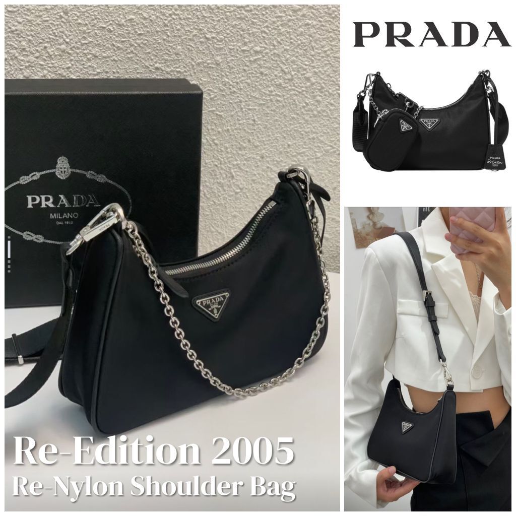 【Prada】★2005復刻★リナイロンショルダー黒
