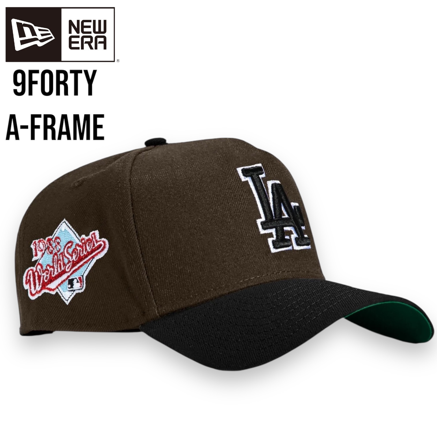 NEW ERA ドジャース LA 9FORTY ニューエラ ブラック ブラウン