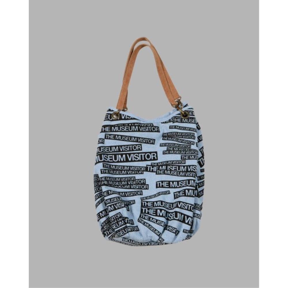 ◆THE MUSEUM VISITOR◆ THE MUSEUM VISITOR LOGO PRINTED LEATH