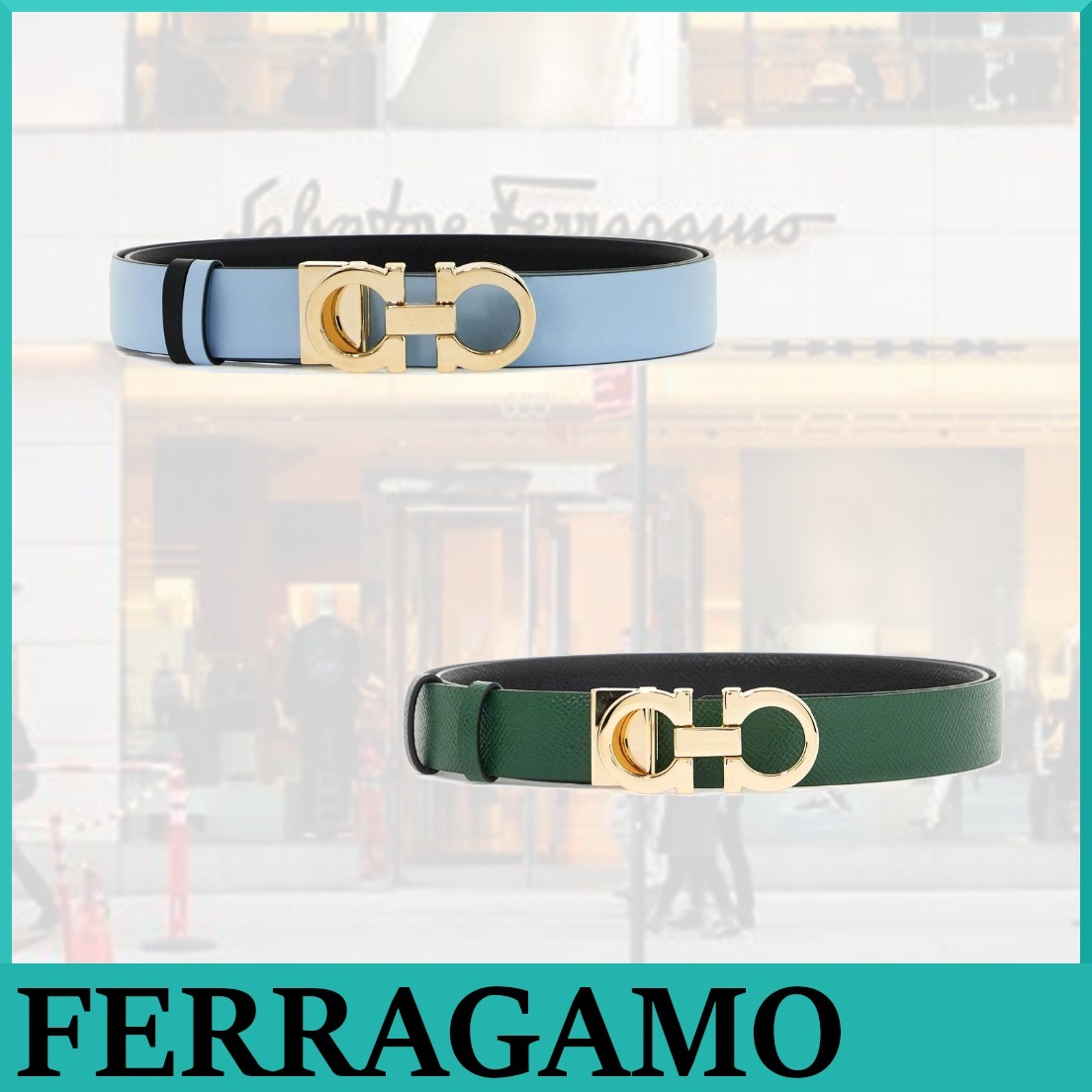 FERRAGAMO★リバーシブルガンチーニ