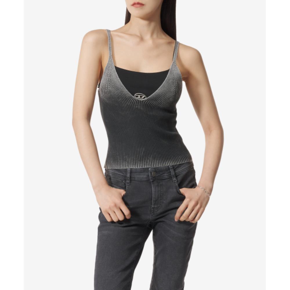 Tシャツ・カットソー DIESEL M Leila Sleeveless T-Shirt Black A148420PHAV9XX A1484