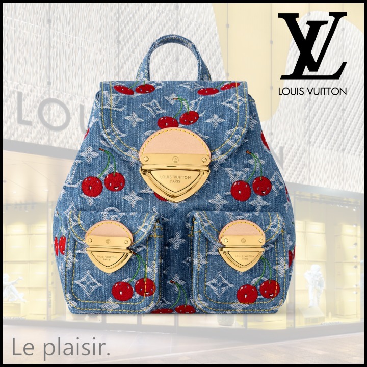 【新作☆デニムチェリー】Louis Vuitton LV × TM ヴェニス