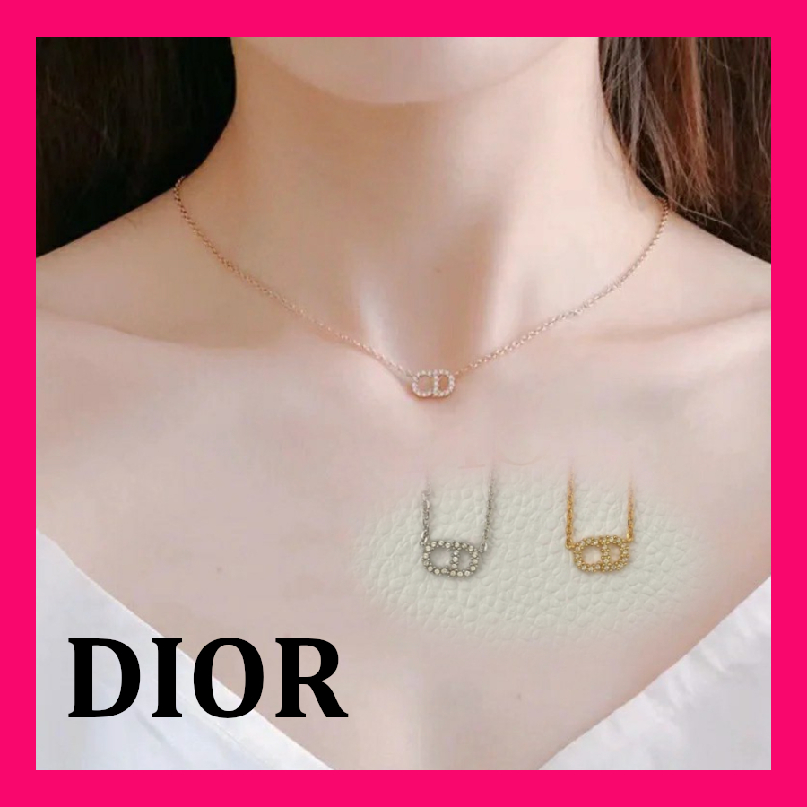 【ビジューのCDが可愛い♡】DIOR Clair D Lune ネックレス