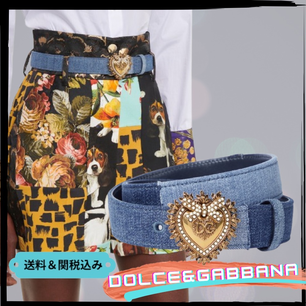 【DOLCE & GABBANA】Devotion  デニムベルト