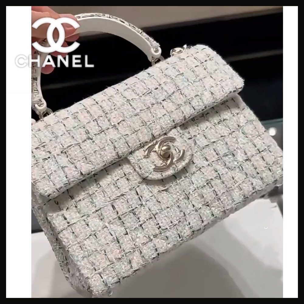 【♡贅沢なご褒美に♡】CHANEL トップハンドルバック
